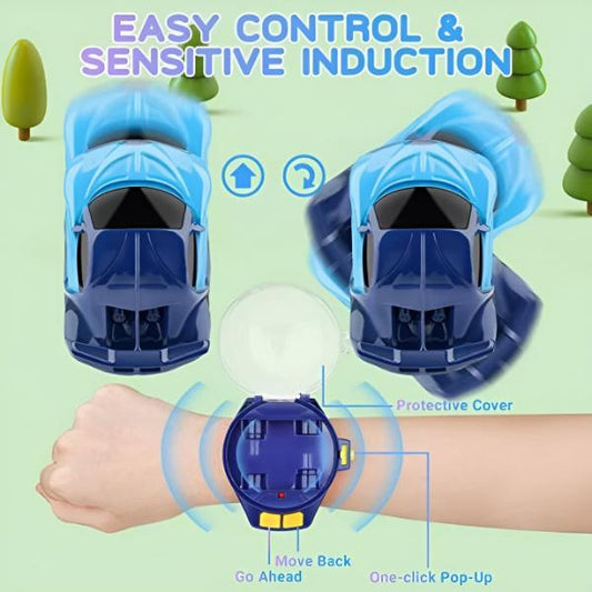 Mașină de jucărie cu control prin intermediul ceasului | ZOOMZI