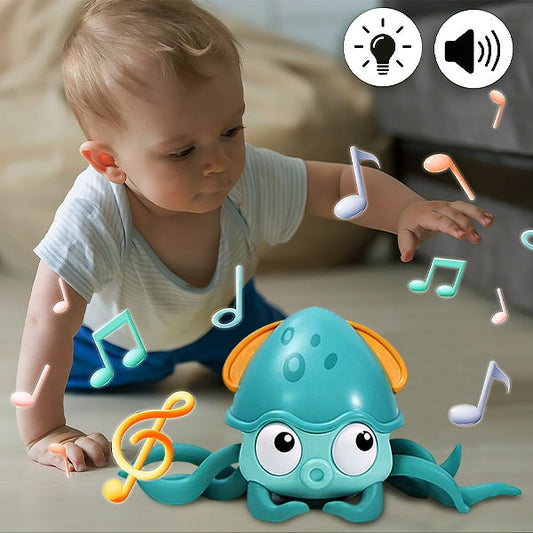 Caracatiță Interactivă cu muzică și lumini | CRAWLTOPUS