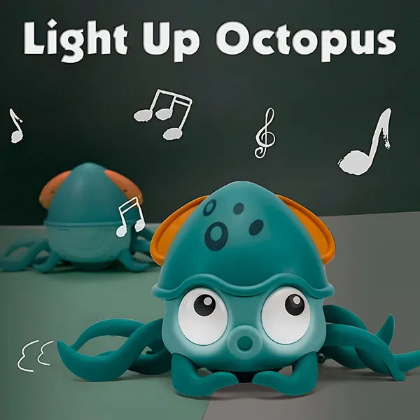 Caracatiță Interactivă cu muzică și lumini | CRAWLTOPUS