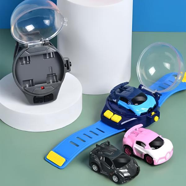 Mașină de jucărie cu control prin intermediul ceasului | ZOOMZI
