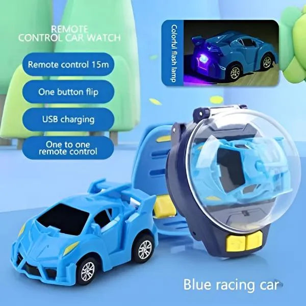 Mașină de jucărie cu control prin intermediul ceasului | ZOOMZI